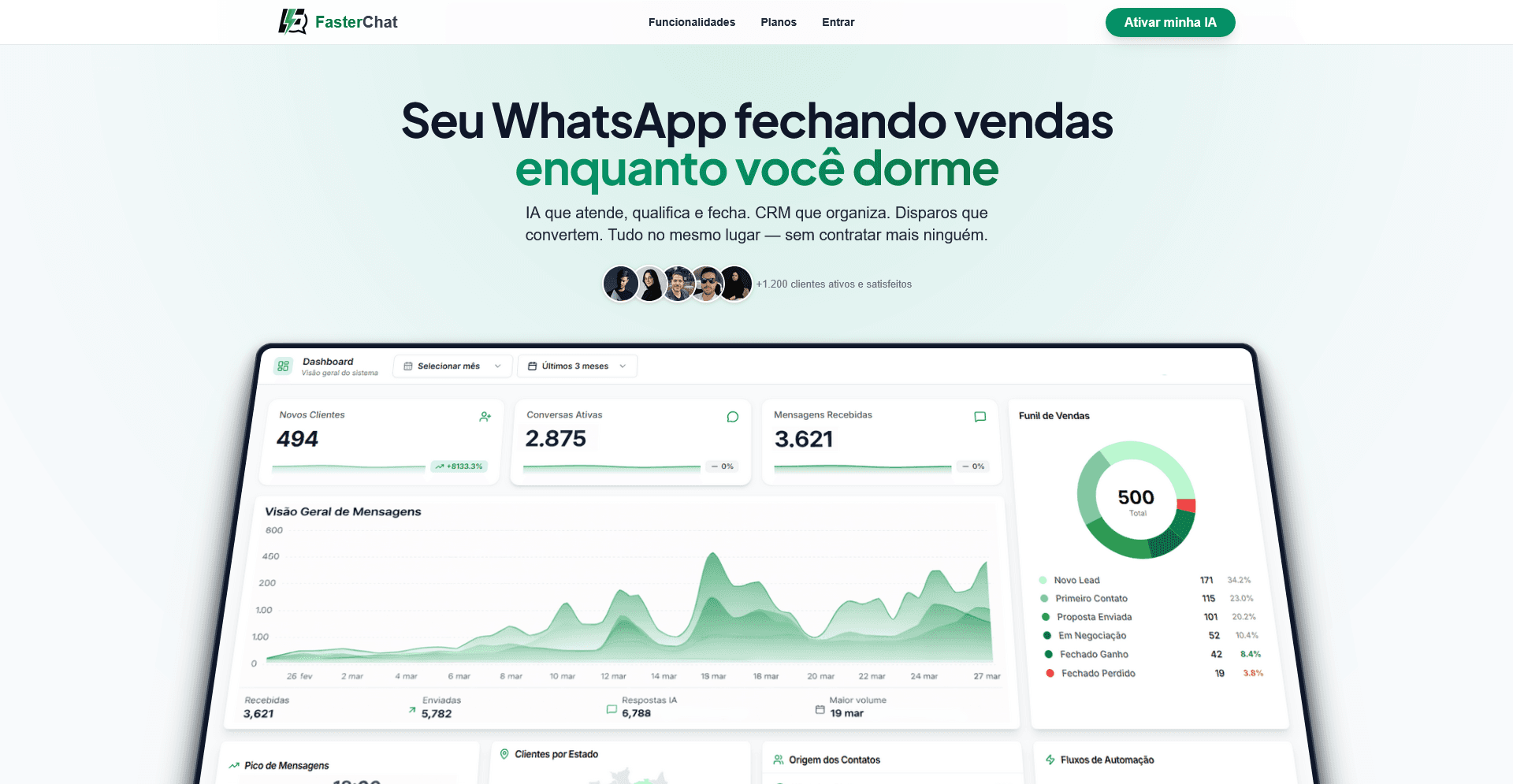 Screenshot do projeto FasterChat